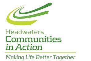 Headwaters Trails Summit IMAGE - Logo of Headwaters Communities in Action On Wednesday, May 10th, 2017 the Headwaters Trails Summit will take place at Monora Park from 8:30 am until 4:00 pm.