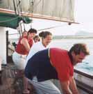 Features include: Solway Lass is square rigged with 11 sails, 11 air