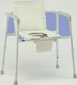 Invacare Folding, Heavy-Duty and Bariatric Commodes Invacare would like to introduce our new folding commode. This commode offers all the great features that you expect.