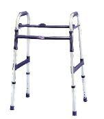 Invacare Walkers Invacare contemporary walkers feature wide, deep frames with a large number of height adjustments and a lower side brace for added stability.
