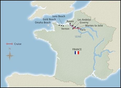 Then transfer to the next cruise sailing from Lyon to