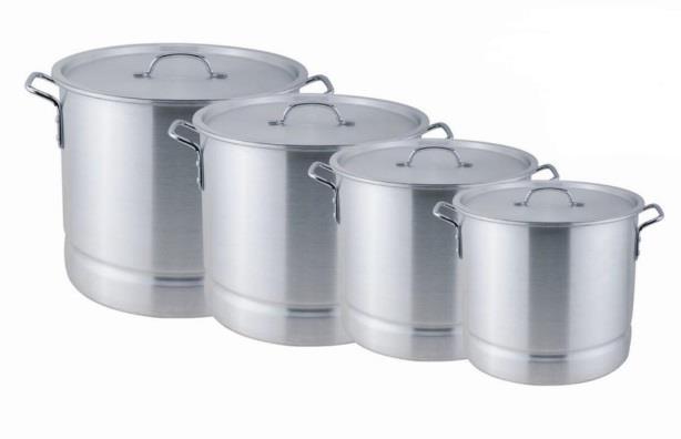 ROY 52052S ROY 64100 ROY 23558S Aluminum Pot Sets with Steamer Plates Weight Size UPC Price 12 lb 1.65 cu.ft.