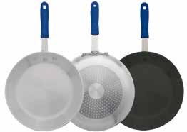 Deep drawn 3003 Aluminum body is durable and highly conductive, better than stainless steel cookware for quickly and evenly distributing heat Stainless steel bonded plate allows for magnetic contact