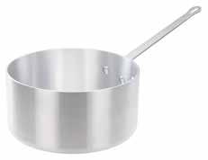 Ergonomically designed, insulated silicone handle is heatresistant up to 450 F (230 C) AGP-10 10" Gyro Pan Each 12 ALUMINUM straight-sided SAUCE PAns 3003 Aluminum, 4.