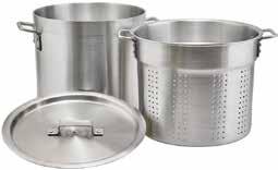 Pasta Cooker Set Heavyweight 3003 aluminum pot, 3.5mm Includes 4 stainless steel inserts, 0.