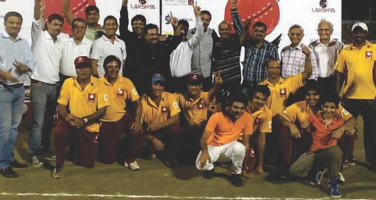 7 JITO MUMBAI ZONE WINS LAKSHYA CORPORATE SUPER 8 CRICKET TOURNAMENT CHALLENGE CUP JITO Mumbai zone has won the corporate super 8 cricket tournament challenge cup organized by Lakshya (a not profit