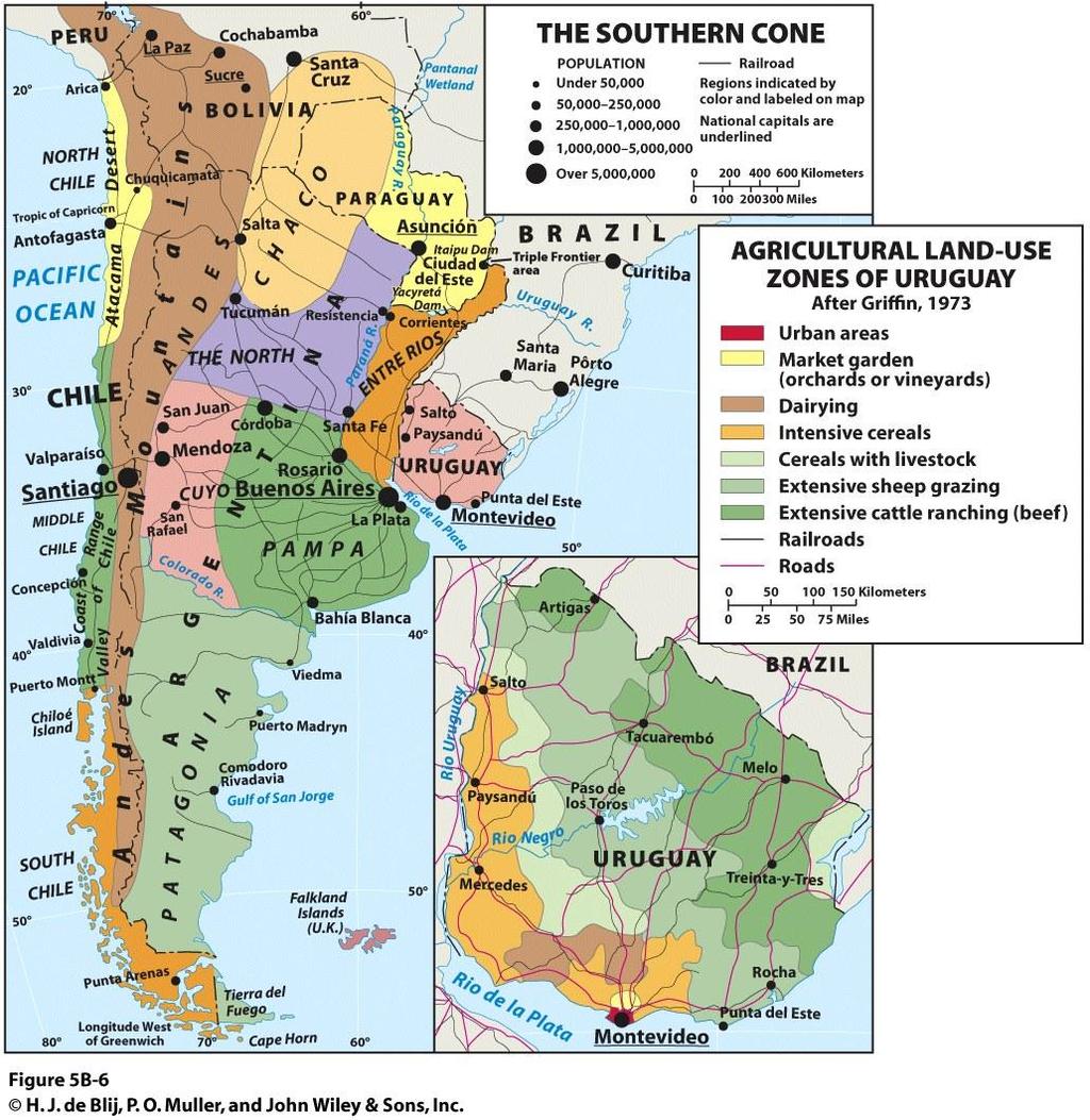 The Southern Cone: Argentina A Culture Urban and Urbane Historically one of the realm s most affluent and urbanized countries Diverse