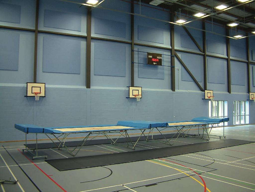 For regional, club and national competitions further matting is required 6 x Deluxe Chipfoam Mats MAT/00/DLX x Deluxe Chipfoam Mats MAT/00/DLX Trampoline Trampoline Double Wedge Absorbent Mat