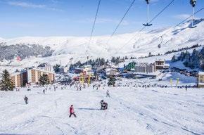 It is a popular center for winter sports such as skiing and a national park of rich flora.
