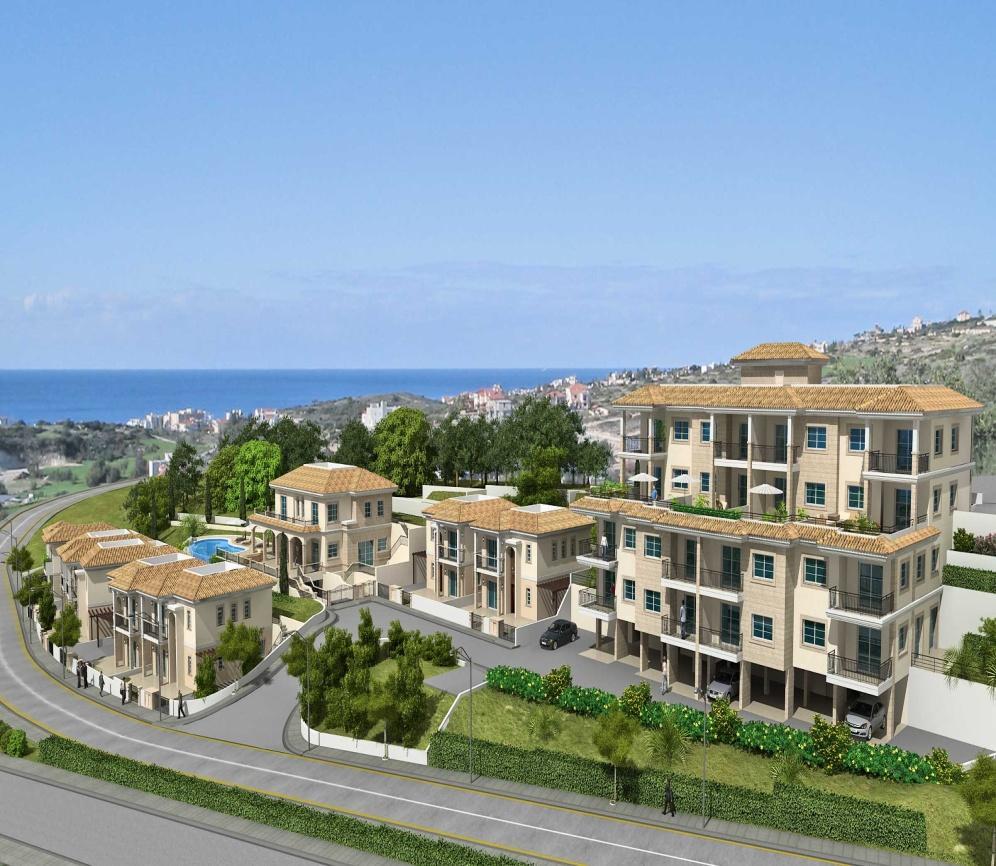 Kanika, Agios Athanasios Hills Project Elite location with spectacular sea view 1,2-bedroom luxury apartments 2, 3, 4-bedroom