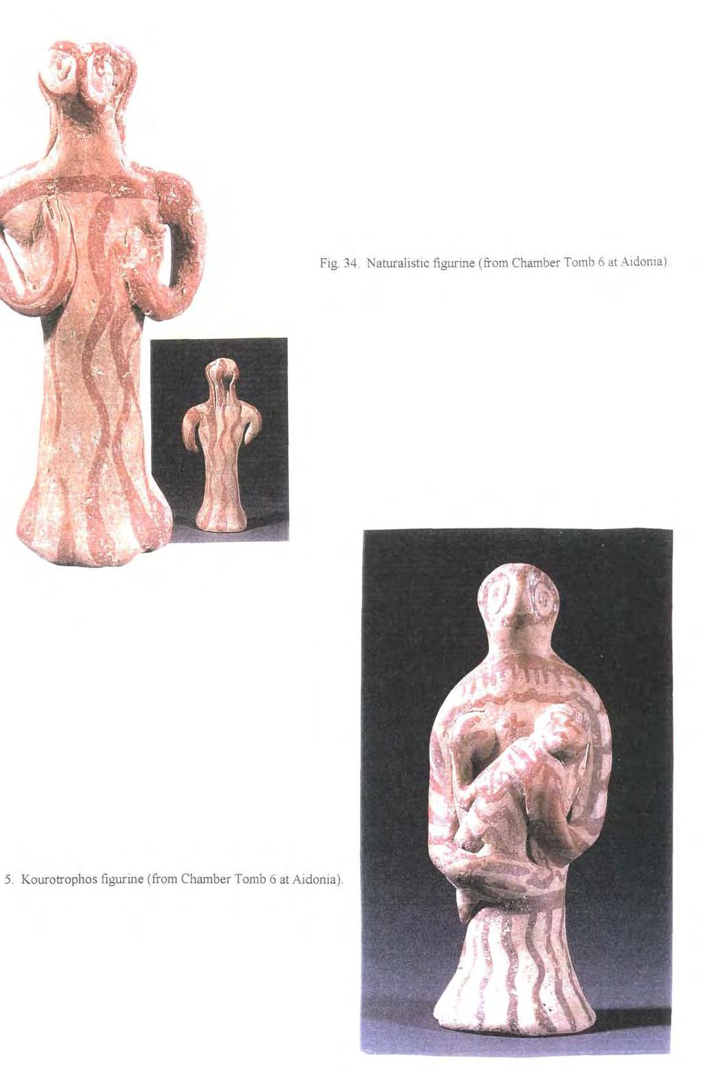 5. Kourotrophos figurine (from Chamber Tomb 6 at Aidonia).
