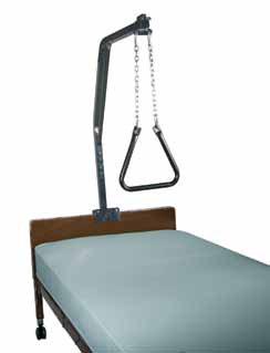Patient Room Accessories Trapeze Base with Silver vein Finish 13017Sv...1/cs Atractive Silver Vein Finish. For use when metal headboards are not available. Must be used with home style beds.