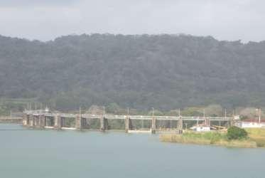 Gatun Dam, the largest man-made dam in the world, was