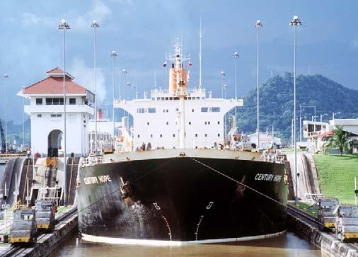 55% Growth of Panamax Vessel Transits 100 (30.5m) + Beam FY1995 Projected FY2006 % of Total Transits 50% 45% 40% 35% 30% 25% 20% 27.1% 3,695 30.1% 29.0% 30.