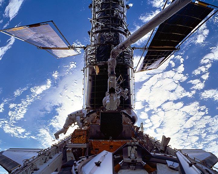 Hubble Space Telescope Repair There have been five servicing missions to the Hubble