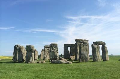 image around the megalithic complex at Stonehenge.