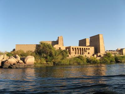of Philae was relocated to the neighbouring Agilkia island between 1974 and 1976, following