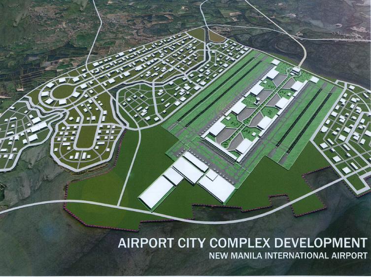 Area Covered Approx. 2,500 hectares a.airport Complex - 1,168has; including 100has for government center b.