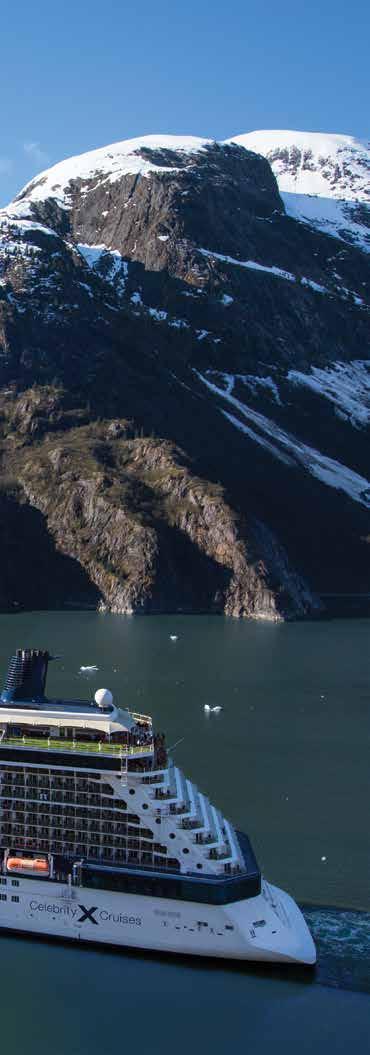 CELEBRITY'S ALASKA Nothing complements Alaska's rugged beauty better than Celebrity's modern luxury Alaska cruises.
