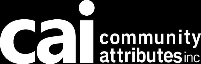 Founded in 2005, Community Attributes Inc. (CAI) tells data-rich stories about communities that are important to decision makers.