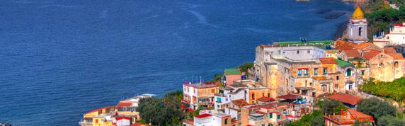 Departure along the coast with halt at Positano First halt in Positano, one of the most beautiful areas of the Salernitana coast, rises the wonderful city of Positano, in an amazing panoramic
