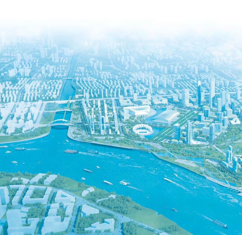 Section ONE Introduction Shanghai is currently constructing and promoting a new business district in Pudong along the bank of the Huangpu River, known as the Qiantan International Business District,