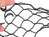 Whether covering a large pond or small raceway, this netting will provide a good physical barrier. It is highly UV-resistant.