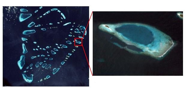 2. Methods 2.1. Survey area Hanifaru Bay (latitude 5 10 N, longitude 78 08 E) is situated in Baa Atoll in the northwest of the Republic of Maldives (Figure 2.1).