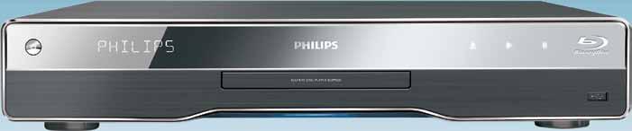 TEST 4 BLU-RAY PLAYERA TEST Philips BDP 9500 Philipsov Blu-ray BDP 9500 se izdvaja u odnosu na konkurenate na testu, prije svega elegantnim izgledom.