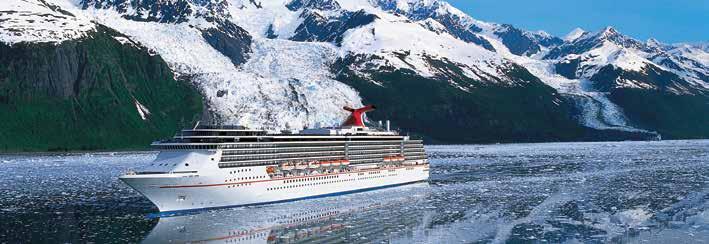 Carnival Cruise Line CARNIVAL CRUISE LINE Get ready to be the captain of your holiday and take on the 12 decks of fun, adventure and relaxation that awaits you on a Carnival cruise.
