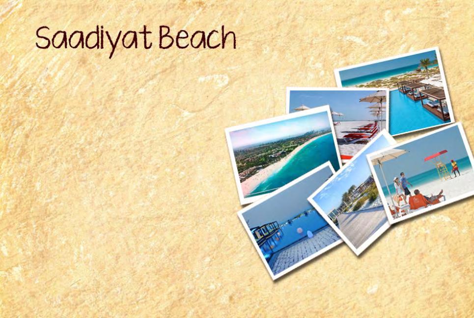 The first public beach on Saadiyat Island - home to Saadiyat Beach Golf Club, Manarat Al Saadiyat exhibition center, Saadiyat Beach Club and two five-star beachfront resorts operated by St.