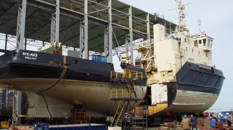 Tallinn Shipyard: latest projects Conversion of