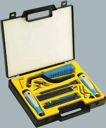 The Set Range THE PLATINUM SET NG9500 The most suitable collection of Deburring Tools required for tool and die maker specialists.