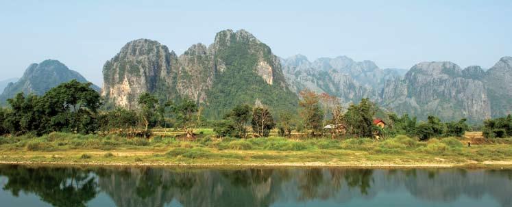 Day 11 Viengxay Caves, Sam Neua sites In an area dominated by limestone cliffs close to the Vietnam border, we explore 3 or 4 of the more than 400 caves used as shelter for 20,000 people during the