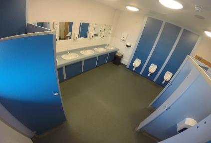 5 PUBLIC TOILETS Inside the main clubhouse are spacious male and female toilets