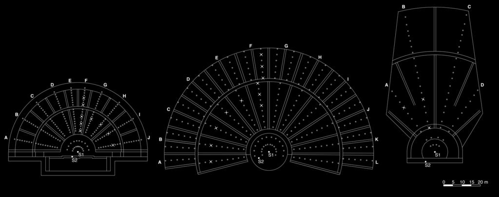 Often, in literature measurements are used to validate geometrical acoustical models in which acoustic mappings of ancient theatres are made [4,5].