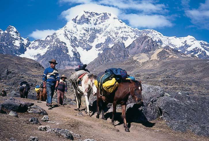 PERU: THE INCA TRAIL and CORDILLERA VILCANOTA This information should answer some of your questions about the trip and give you a better idea of what we do day-to-day.