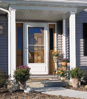 PELLA ROLSCREEN COLLECTION OFFERS THE BEST OF BOTH WORLDS. Pella Rolscreen storm doors provide both air and light. INVITE IN A BREEZE. Convenient ventilation is yours to enjoy.