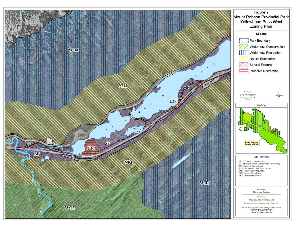 Figure 7: Yellowhead Pass West Zoning Plan