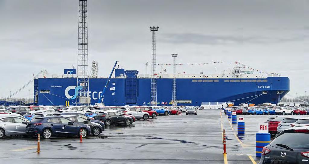 CONNECT #3 / 15 ecology AUTO ECO: the first LNG-fuelled car carrier in the world TECHNICAL SPECIFICATIONS WHARF: NACKS, CHINA LENGTH: 181 M WIDTH: 30 M DRAUGHT: 8,40 M GROSS REGISTERED TONNAGE: 43.