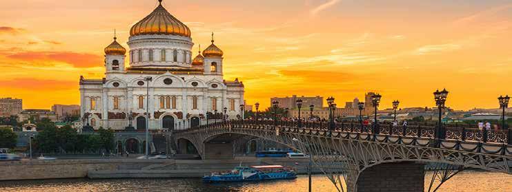 TOUR INCLUSIONS HIGHLIGHTS Discover Moscow, Saint Petersburg, Uglich, Yaroslavl, Goritsy, Mandrogui and more Cruise along the Volga, Neva, and Sheksna Rivers Marvel at St.