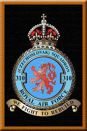 Czechoslovakian pilots in the Royal Air Force YOUR TASK Please find and photograph the three Squadron plaques of 310, 311 and 312 Squadron Royal Air Force.