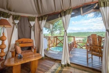 Arrive at the Samburu Game Reserve and you will be met by the camp guide driver & land cruiser at the airstrip in Samburu, enjoy an en route game viewing drive to the camp to a warm welcome then