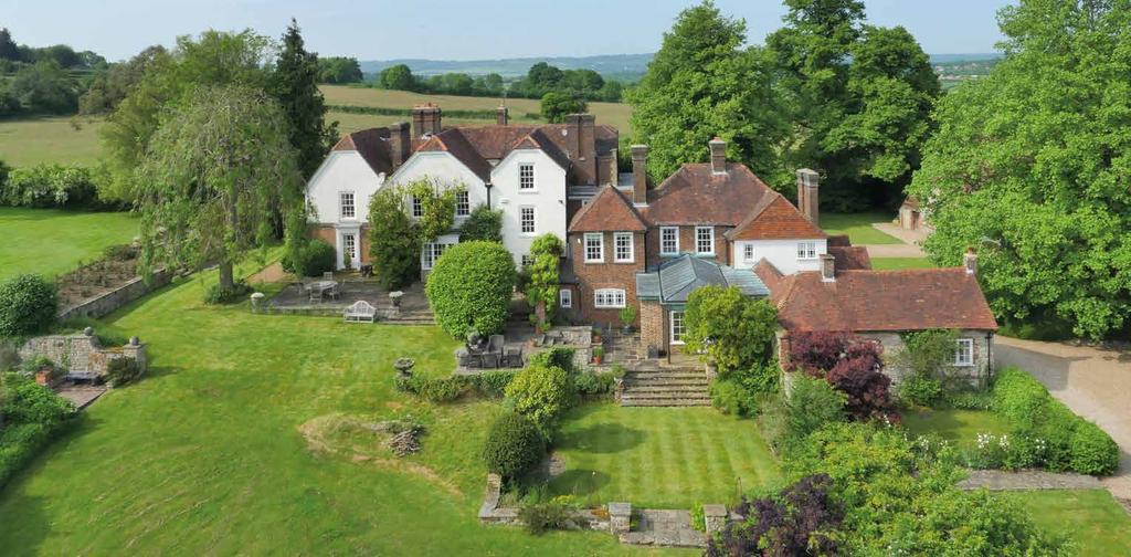 The Grange PLAXTOL, KENT An attractive country house in a coveted location with superb views over its own land and the surrounding countryside.