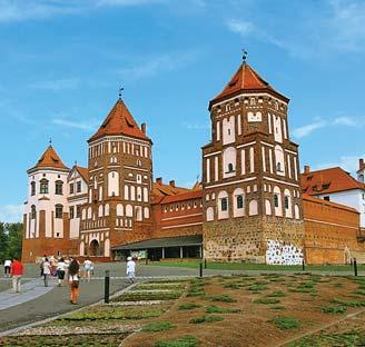 MIR Castle a pearl of the Belarusian architecture the first monument of the national culture which has been included in the List of the World Heritage of UNESCO in 2000.