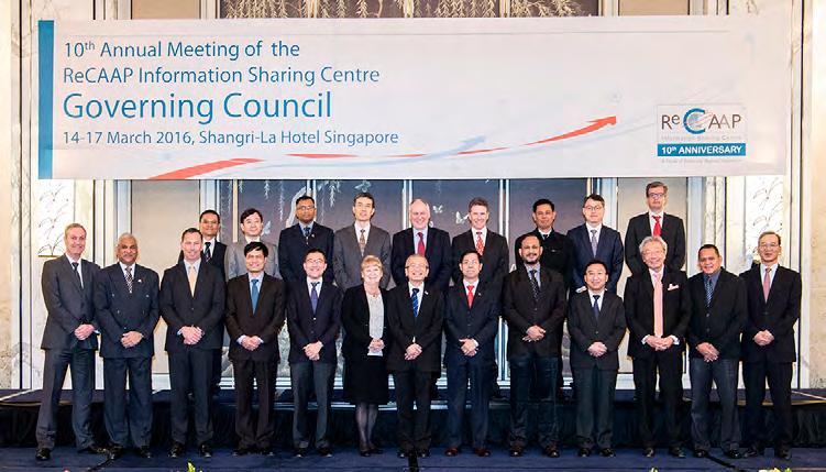 ReCAAP ISC Quarterly Report January-March 2016 19 ReCAAP ISC 10 th Governing Council (15-17 March 2016) The ReCAAP ISC 10 th Governing Council Meeting was held on 15-17 March 2016 in
