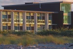 nz Enjoy a one night stay at the James Cook Chancellor or Novotel in Wellington before crossing over to South Island, where we are welcomed at our hotel in Christchurch Elms Hotel for 1 night.