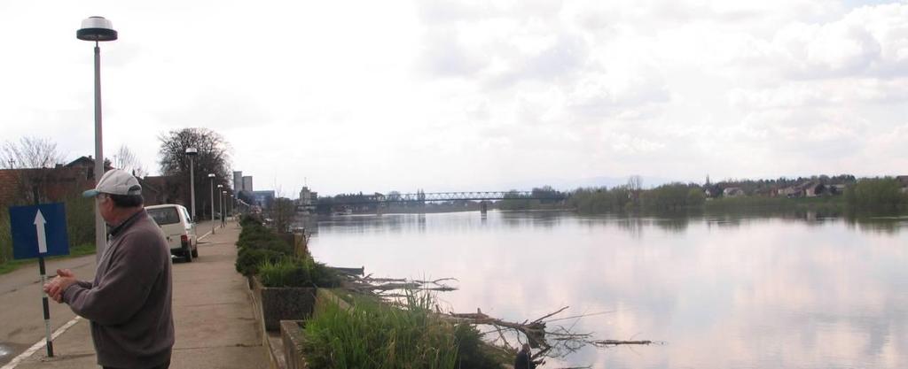 Figure Ap1-4: Sava River (quay Gradiška bridge) At this section of the Sava River course, there are following flood protection systems constructed against inland and external waters: Lijevĉe polje