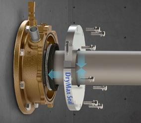 DryMax exteds dry dock itervals. The Duramax DryMax Shaft Seal System allows ulimited axial movemet ad very large radial motio of the propeller shaft.