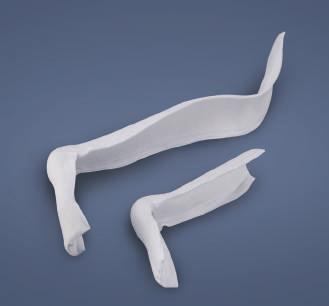 Application HM Splint Uses a special cotton based elastic fabric,